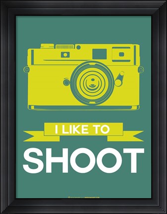 Framed I Like to Shoot 3 Print