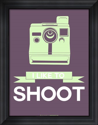 Framed I Like to Shoot 5 Print
