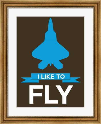 Framed I Like to Fly 2 Print