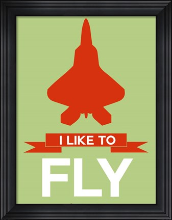 Framed I Like to Fly 3 Print