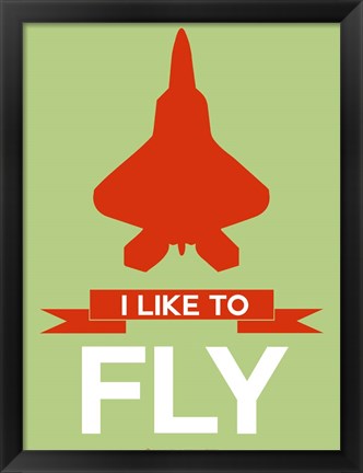 Framed I Like to Fly 3 Print