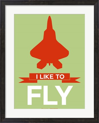 Framed I Like to Fly 3 Print