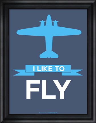 Framed I Like to Fly 4 Print