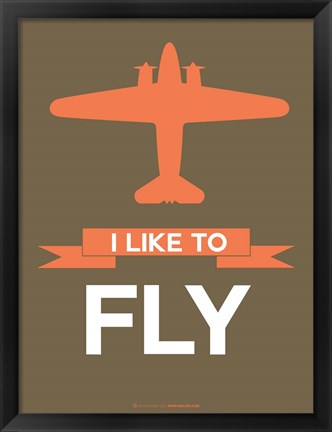 Framed I Like to Fly 5 Print