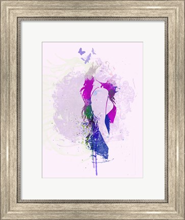 Framed Hazy Purple Dream Print