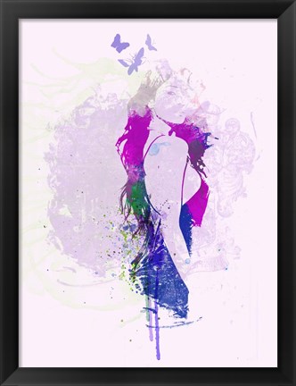 Framed Hazy Purple Dream Print