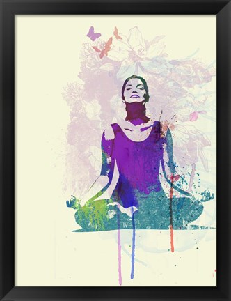 Framed Meditating Mind Print