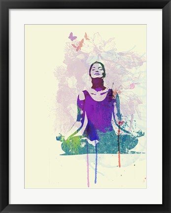 Framed Meditating Mind Print