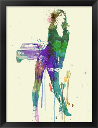 Framed Camaro Girl Print