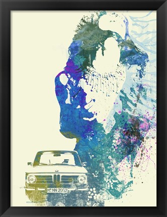 Framed BMW Girl Print