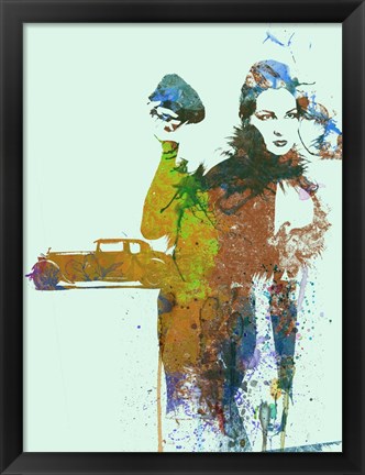 Framed Bugatti Girl Print