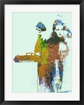 Framed Bugatti Girl Print