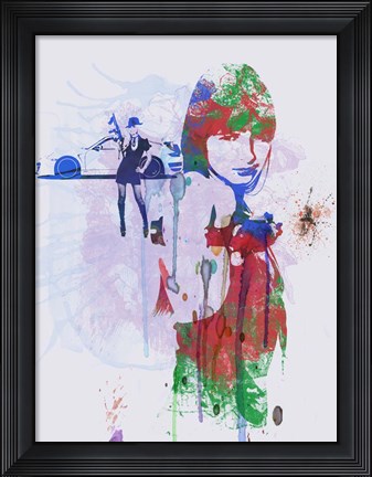 Framed Porsche Gangsters Print