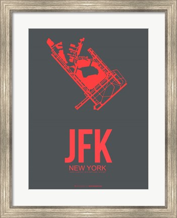 Framed JFK New York 2 Print