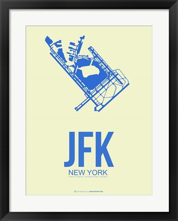 Framed JFK New York 3 Print