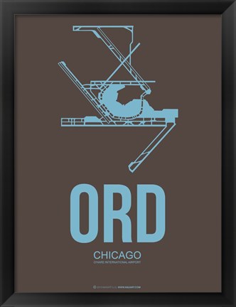 Framed ORD Chicago 2 Print