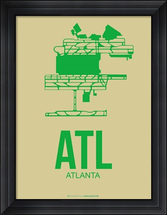 Framed ATL Atlanta 1 Print
