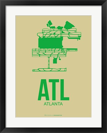 Framed ATL Atlanta 1 Print