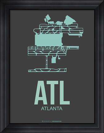 Framed ATL Atlanta 2 Print