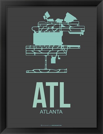 Framed ATL Atlanta 2 Print