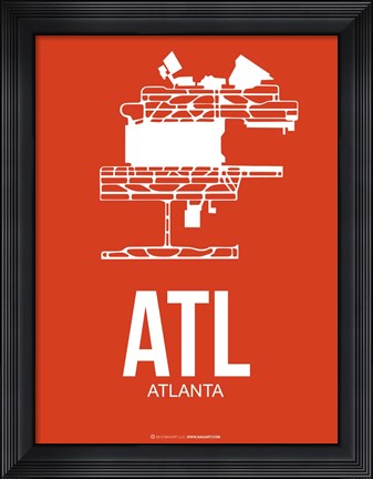 Framed ATL Atlanta 3 Print