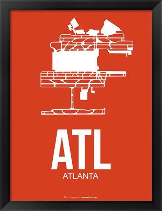 Framed ATL Atlanta 3 Print