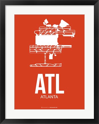 Framed ATL Atlanta 3 Print