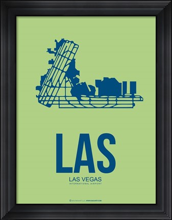 Framed LAS  Las Vegas 2 Print