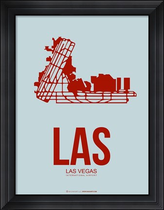 Framed LAS  Las Vegas 3 Print