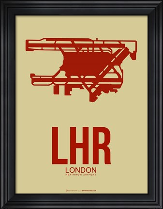 Framed LHR London 1 Print