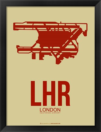 Framed LHR London 1 Print