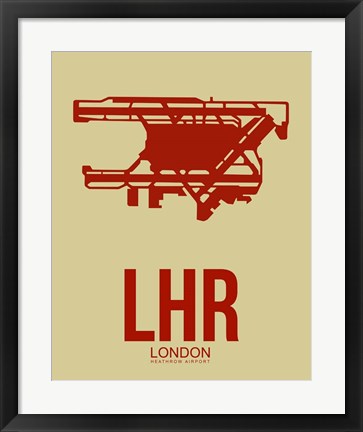 Framed LHR London 1 Print