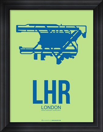 Framed LHR London 2 Print
