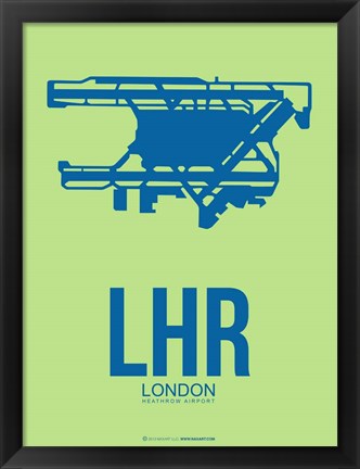 Framed LHR London 2 Print