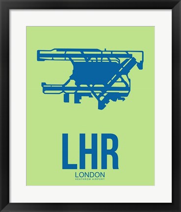 Framed LHR London 2 Print