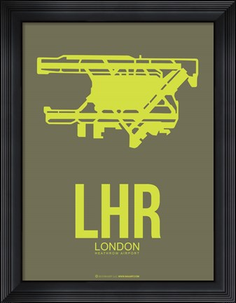 Framed LHR London 3 Print