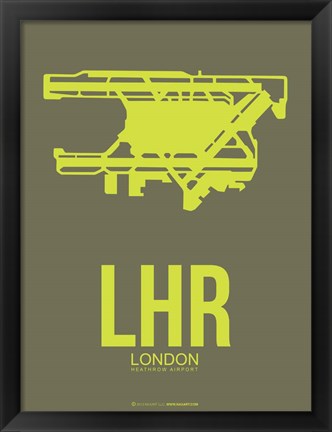 Framed LHR London 3 Print