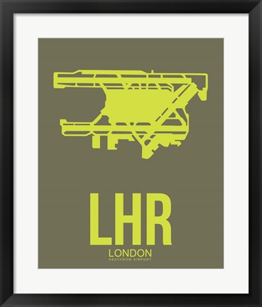 Framed LHR London 3 Print