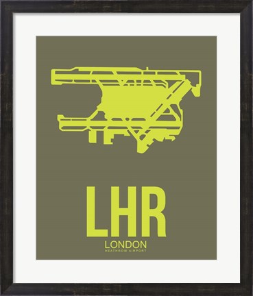 Framed LHR London 3 Print