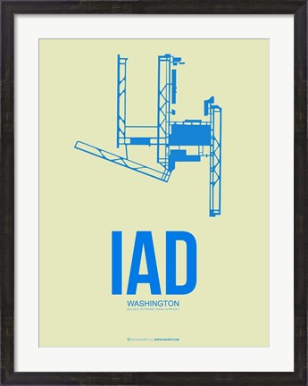 Framed IAD Washington 1 Print