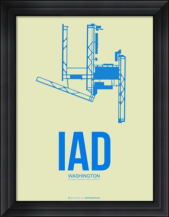 Framed IAD Washington 1 Print