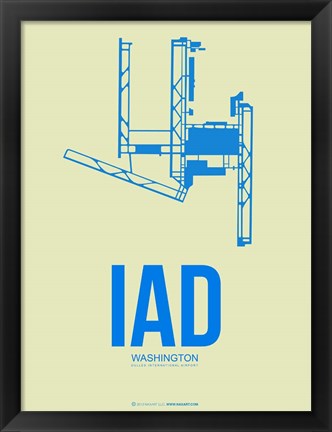 Framed IAD Washington 1 Print