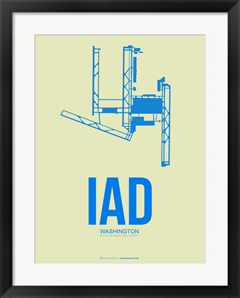 Framed IAD Washington 1 Print