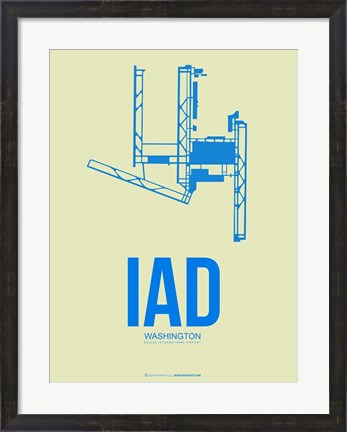 Framed IAD Washington 1 Print