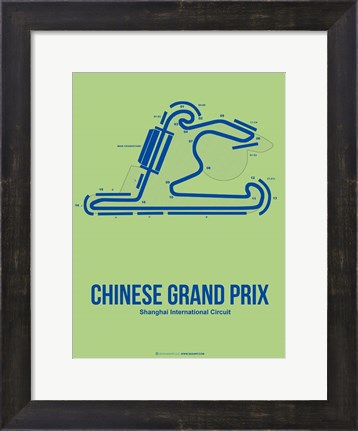 Framed Chinese Grand Prix 1 Print