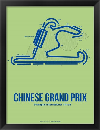 Framed Chinese Grand Prix 1 Print