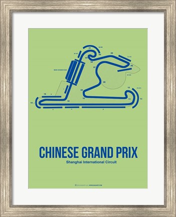 Framed Chinese Grand Prix 1 Print