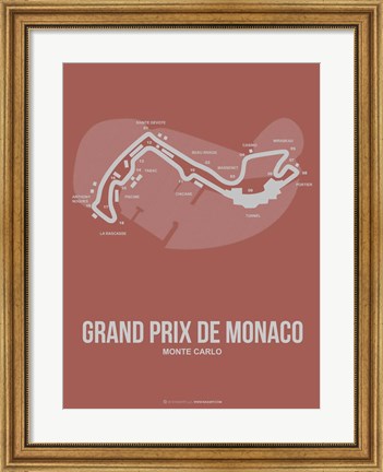 Framed Monaco Grand Prix 1 Print
