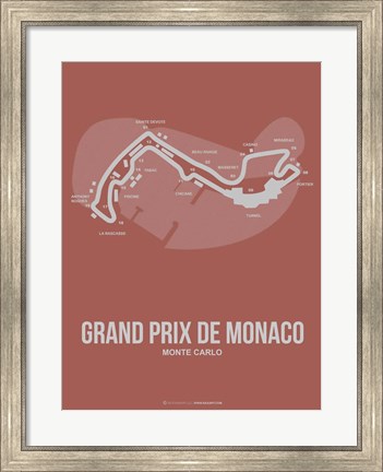 Framed Monaco Grand Prix 1 Print