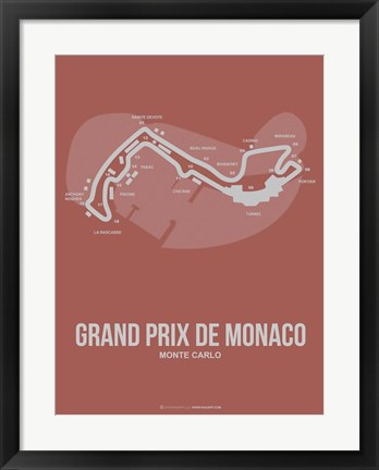 Framed Monaco Grand Prix 1 Print